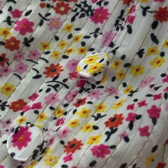 J. Crew Cottagecore V-neck Midi Maxi Dress in Field Day Floral Print size 16 - Picture 12 of 13